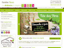 Tablet Screenshot of ferrierefleurs.com
